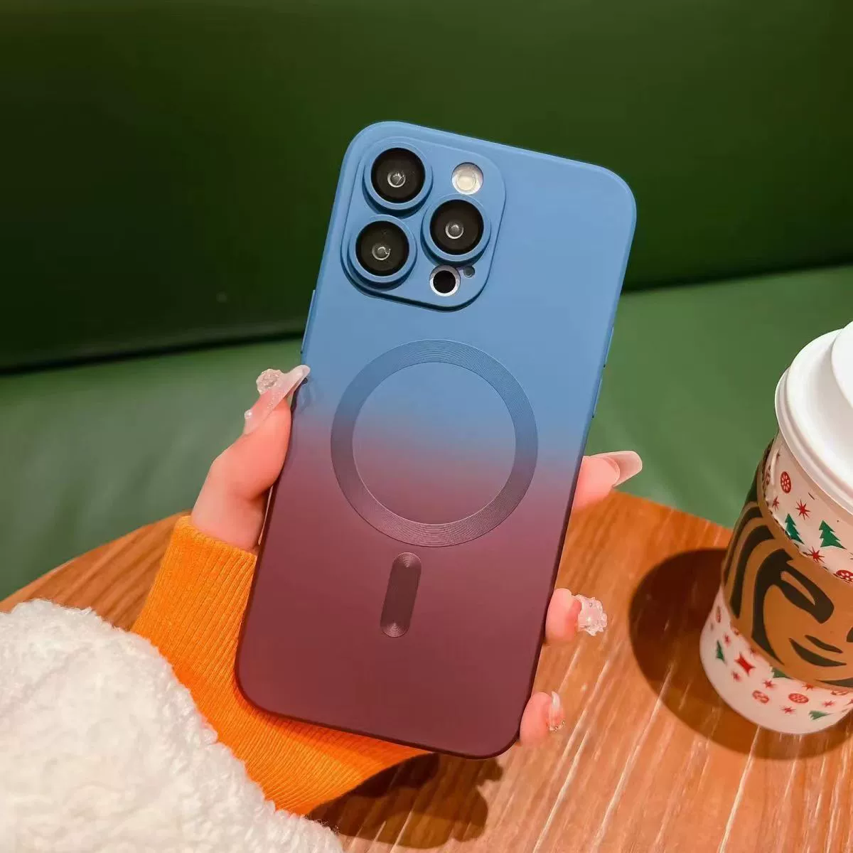 Apple, совместимый iPhone16 Pro, силиконовый чехол для телефона, iPhone 15, iphone, градиент