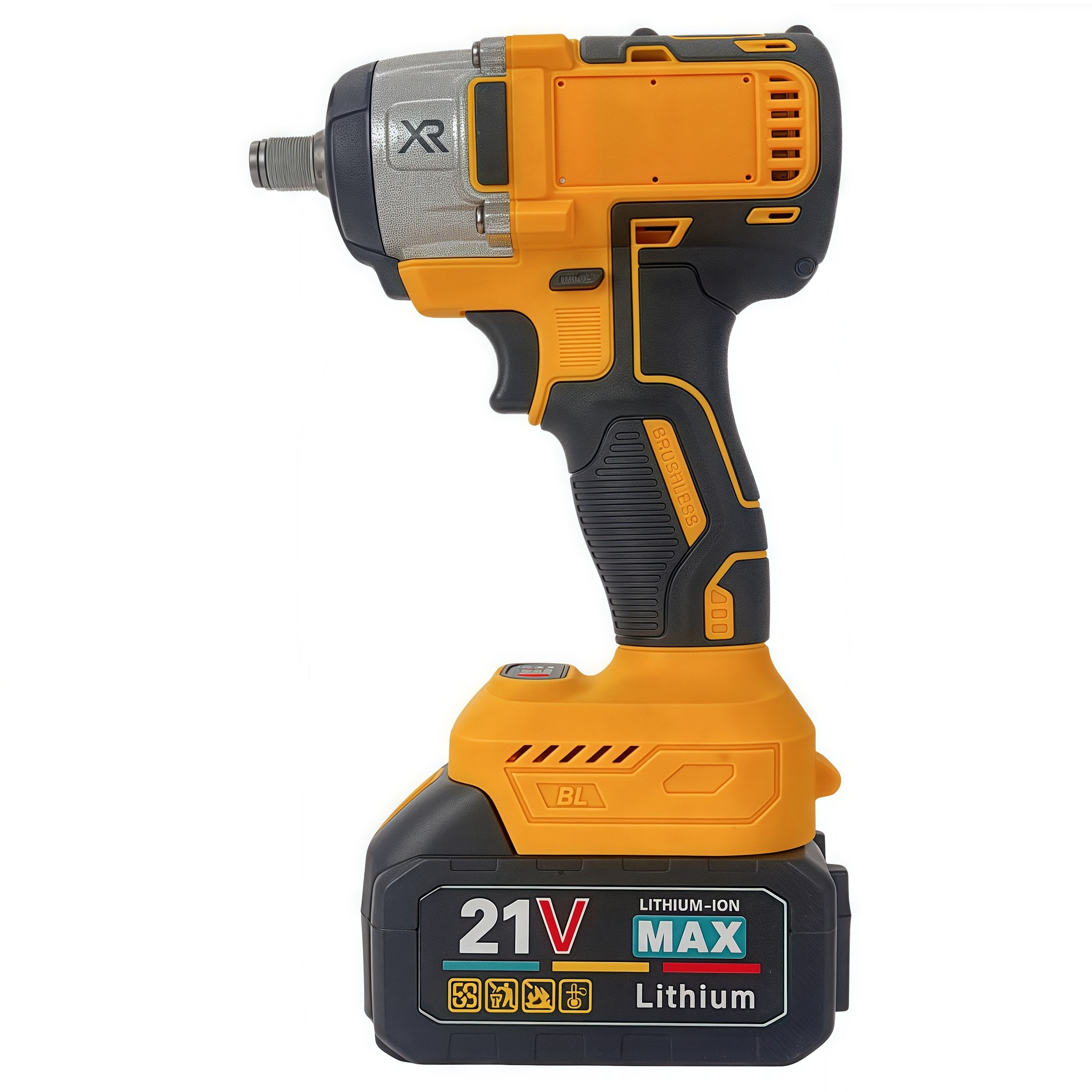 Llave eléctrica transfronteriza de gran torsión 21V multifuncional destornillador eléctrico doméstico marco carpintería reparación de automóviles cañón de aire