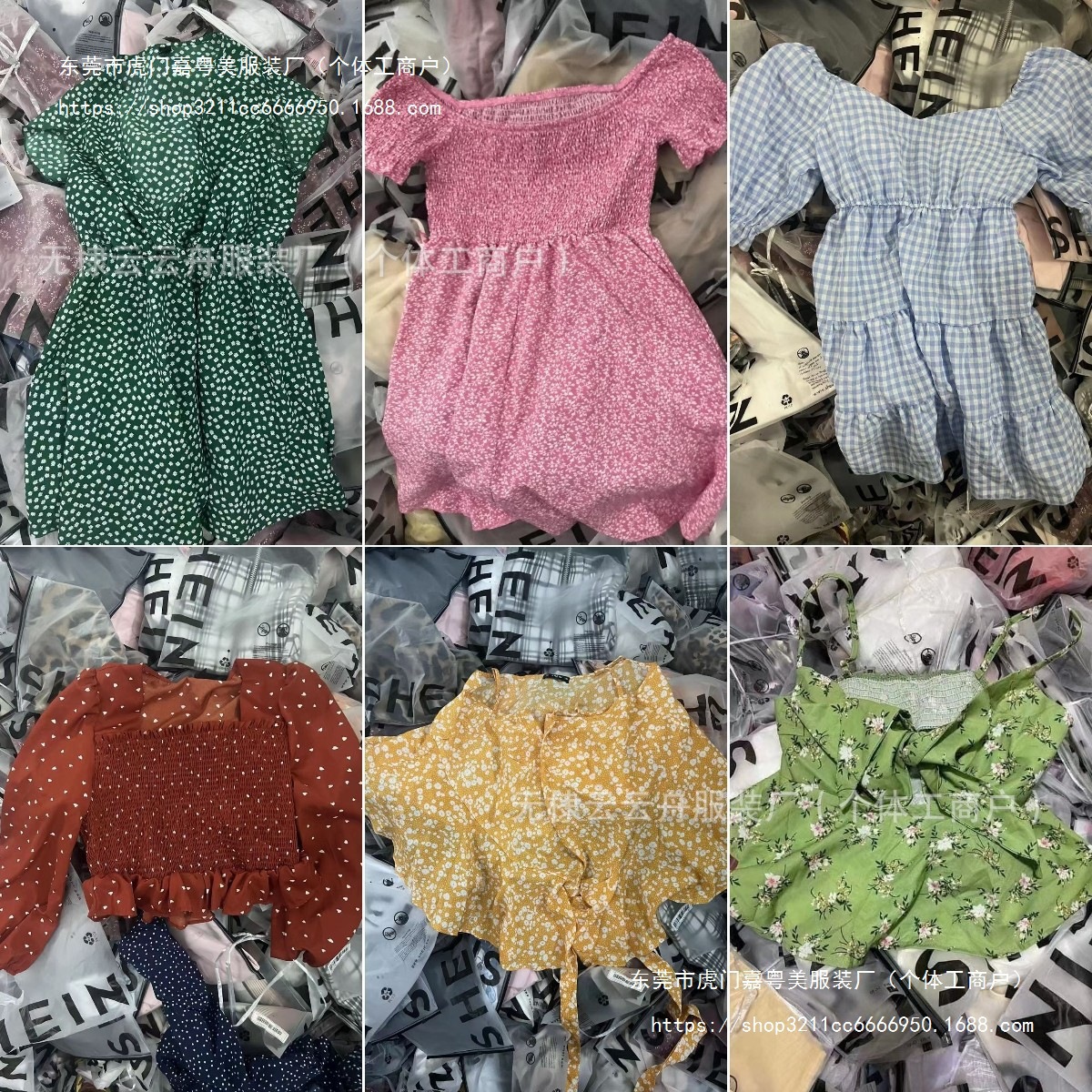 Shein ropa de mujer miscelánea ropa de mujer supras suministro transfronterizo mezcla de chicas calientes a bajo precio fábrica directa suministro al por mayor