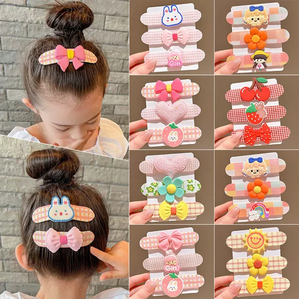 Children's Bangs Patch Hair Clip for Tidying up Stray Hair, Baby Hair Clip That Doesn'T Damage Hair, Magic Hair Clip for Girls, Hair Accessory for the Back of the Head