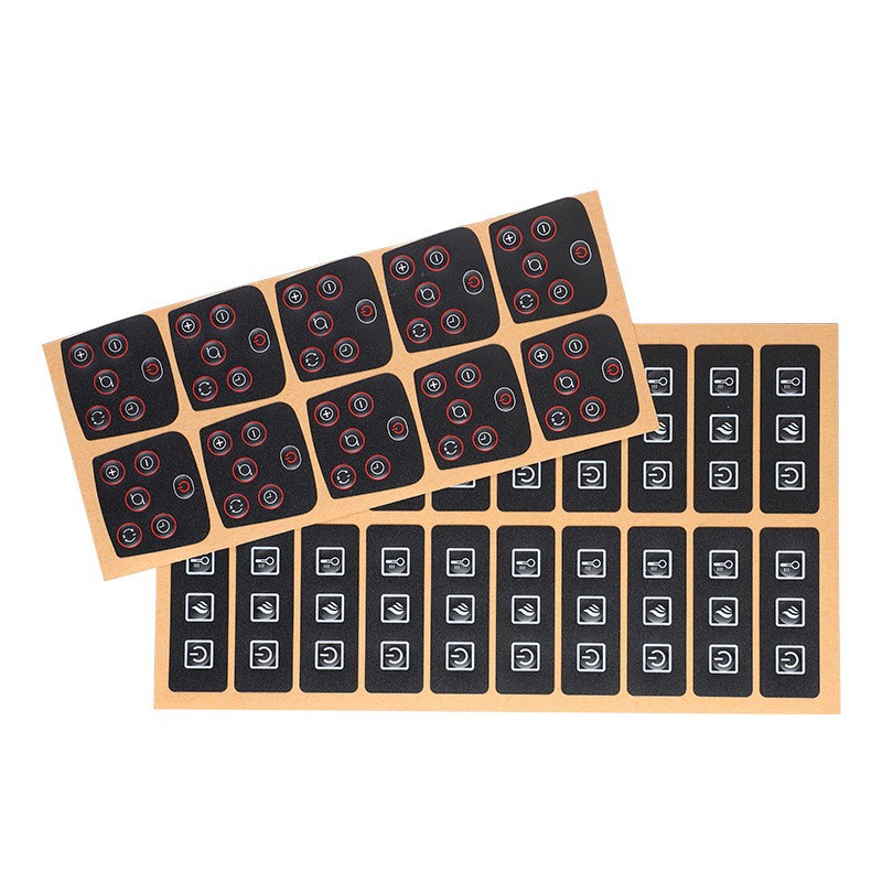 PET薄膜开关凸包按键面板PVC铭牌仪器仪表面贴触摸开关电器铭牌