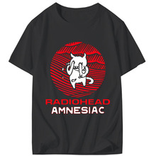 ���羳ŷ�롿Vintage Radiohead T shirt Men Fashion Rock Band