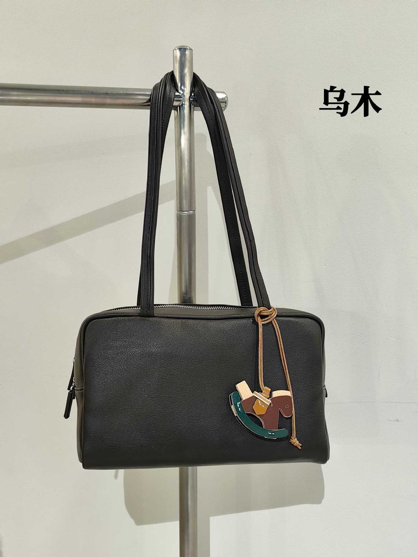 Autumn/Winter Niche Retro Sheepskin Briefcase Genuine Leather Women's Bag 2025 New Large Capacity Versatile Shoulder Handbag - Thumbnail 7