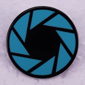 Teleport series game Aperture Science logo brooch badge gift