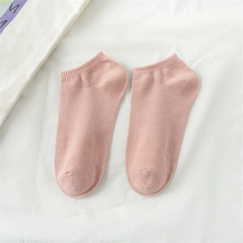 Summer thin low‑cut socks, women’s EU 35–40, assorted colors, individually packaged