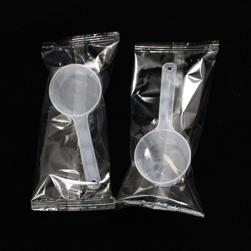 Individually packaged 25g measuring spoon plastic large spoon with scale 50ml 25g gel mask powder measuring spoon