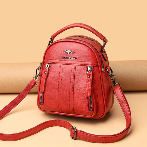 New  Women's Crossbody Bag Women's Shoulder Bag Multifunctional Ladies Double Shoulder Bag Women's European and American One-Time Shipping