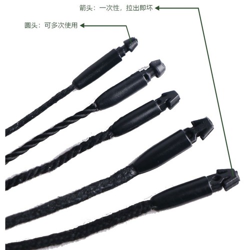 Manufacturer's bullet cotton thread hanging beads, clothing tag rope, hand threading rope, clothing tag pass