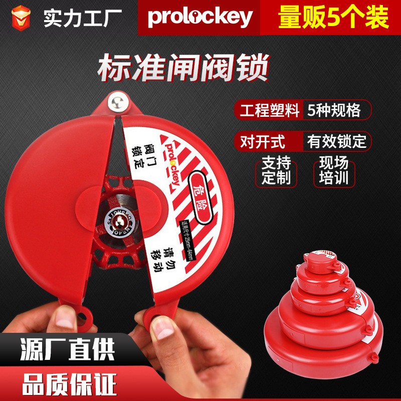Industrial safety valve locks
