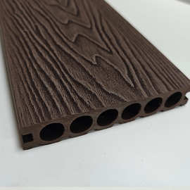 户外塑木地板园林广场实心公园防腐露台栈道一代室外木塑材料