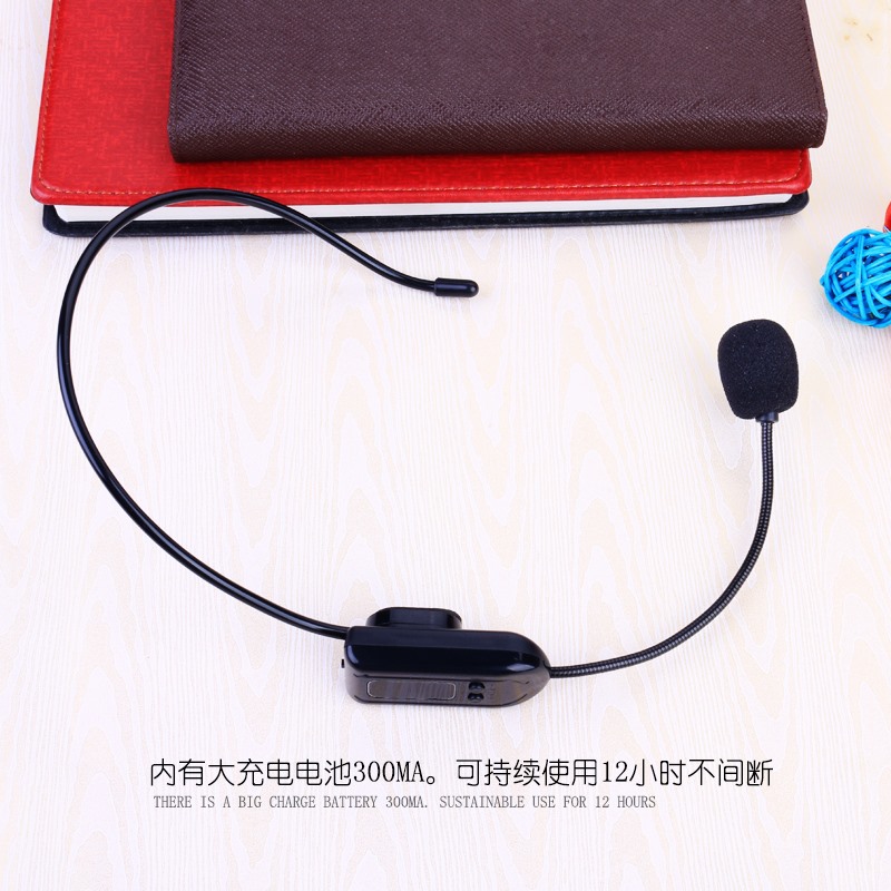 Xiexida FM MICRÓFONO INALÁMBRICO maestro micrófono auriculares guía entrenador coche micrófono