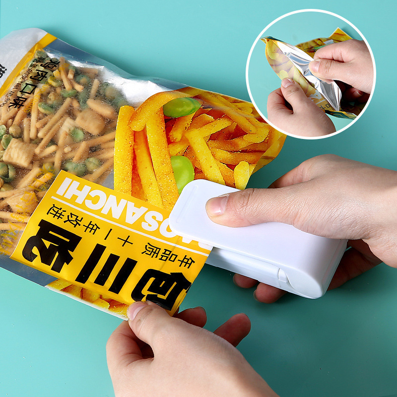 スナックシール機小型ミニシール機包装家庭用ビニール袋食品保存真空シール|undefined