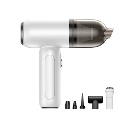 Tozsoranlar Vacuum Cleaner with Super Suction - q518-white-brushed-motor-6000-mah-battery-8000pa