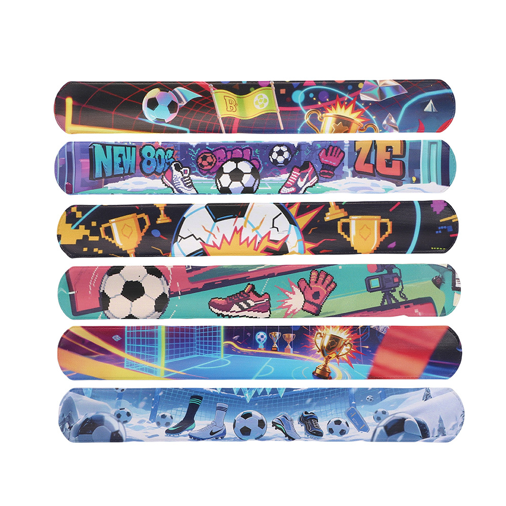 25 Copa del mundo de fútbol, anillo de palmaditas de PVC, anillo de palmaditas de fútbol, pulsera de música de palmaditas de fútbol