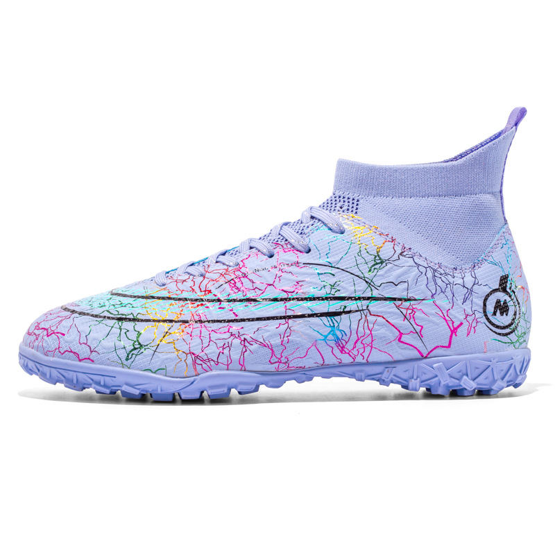 Binbinniao más tamaño de los nuevos hombres de fútbol transpirable zapatos de fútbol de hierba de Interior de uñas largas y cortas zapatos de fútbol