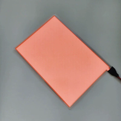 Cold light sheet, sheet ultra-thin light board LED cold - 10cm15cm-orange-comes-with-a-battery-box-batteries-are-not-included