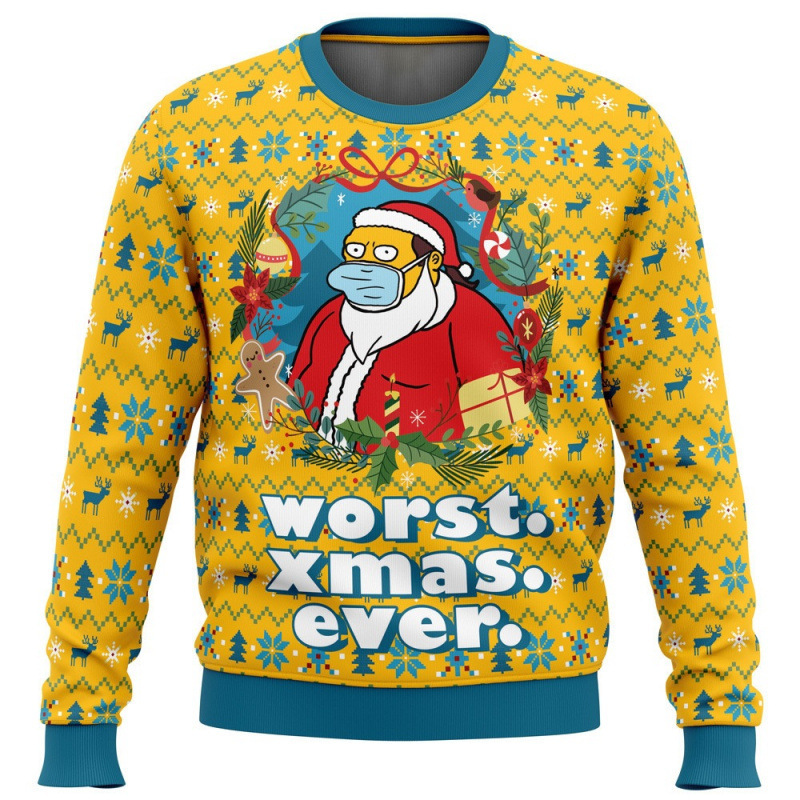 2026 Cross-Border Simpsons Christmas Carnival 3D Printed New Men's and Children's Casual Crewneck Sweatshirt 2026 Cross-Border Simpsons Christmas Carnival 3D Printed New Men's and Children's Casual Crewneck Sweatshirt