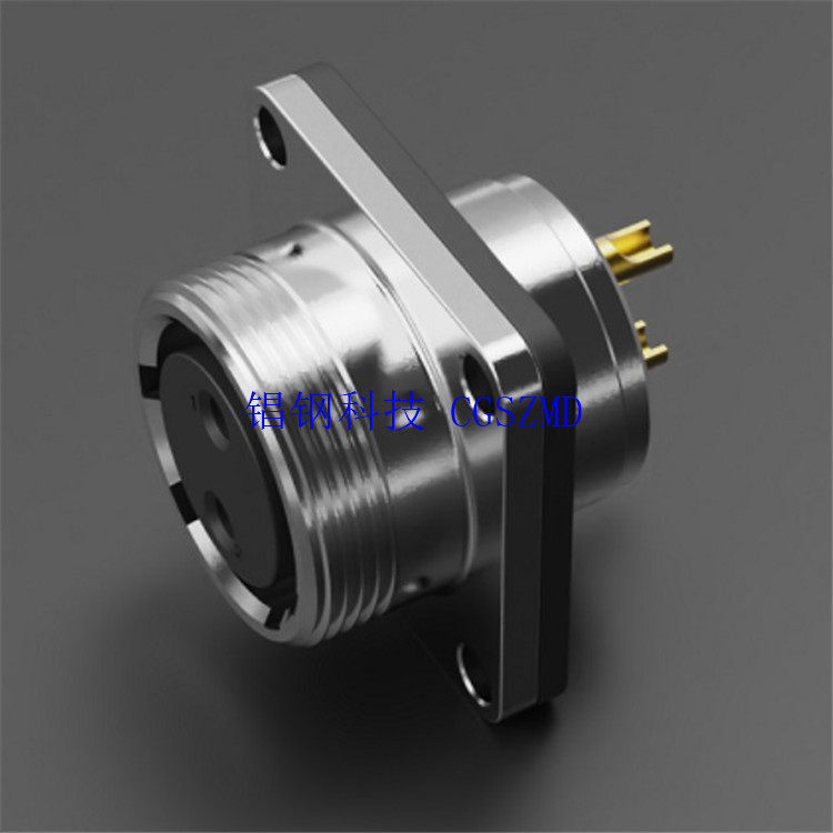 ���ղ�ͷTP����WS16-2-3-4о2-Hole flange panel receptacle wit