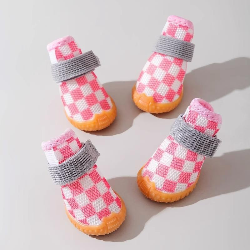 체크무늬 핑크(사계절 공통)