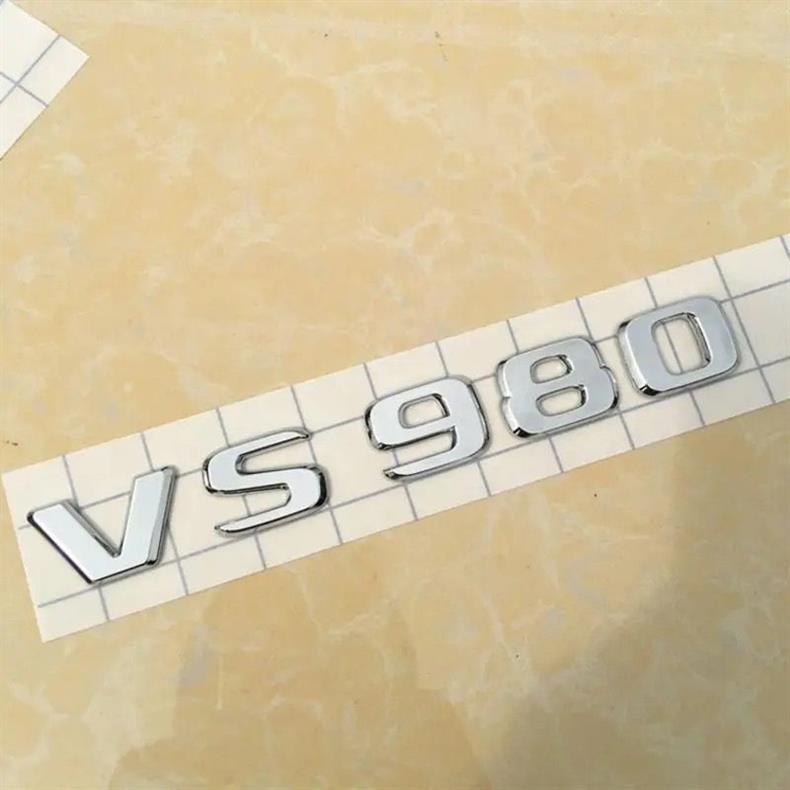 Mercedes-Benz V260L modified with Maybach VS680L tail emblem, VS980L lettering, and 560 car emblem, featuring English lettering