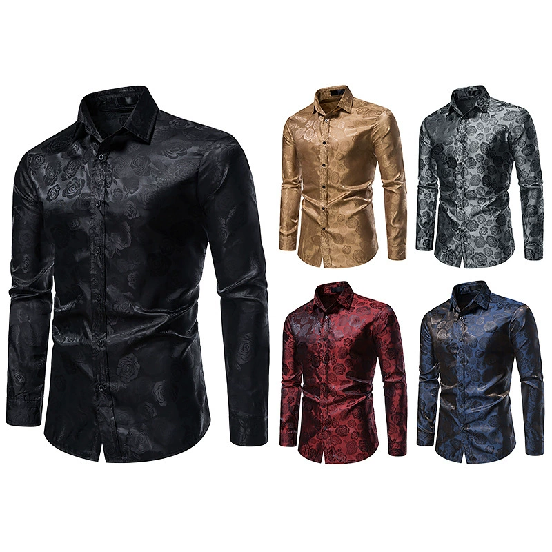 Модальная длинная рукава, рубашка для отдыха, Slim fit