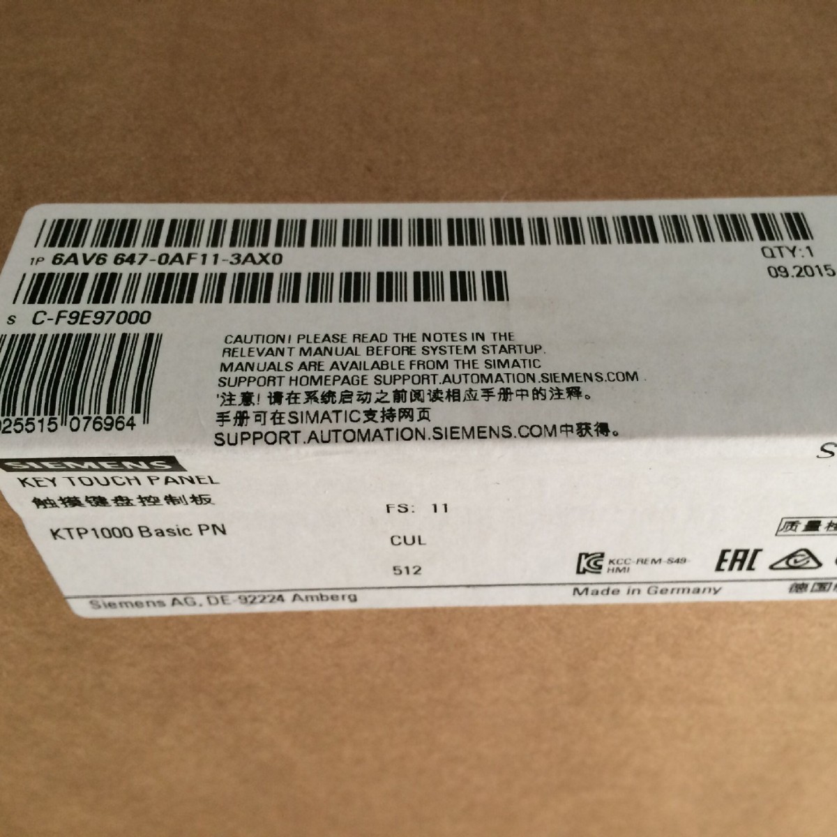 ȫ��������KTP1000������6AV6 647 6AV6647-0AF11-3AX0 ��һ��ʮ