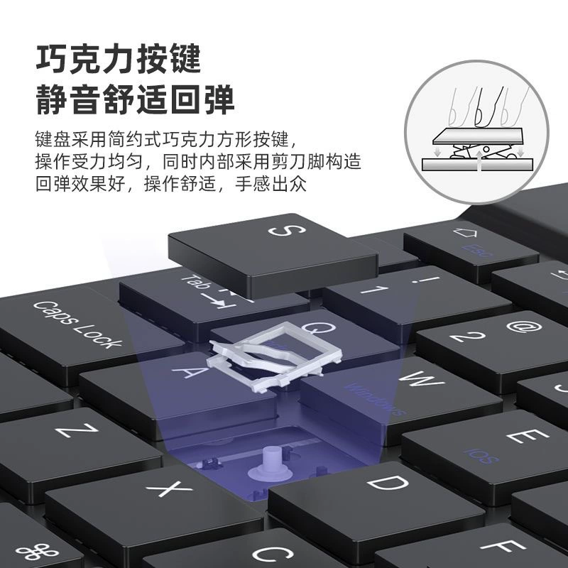 Wireless Bluetooth Keyboard Set, Universal Tablet Compatibility, Compact Mouse & Multi-Color Options