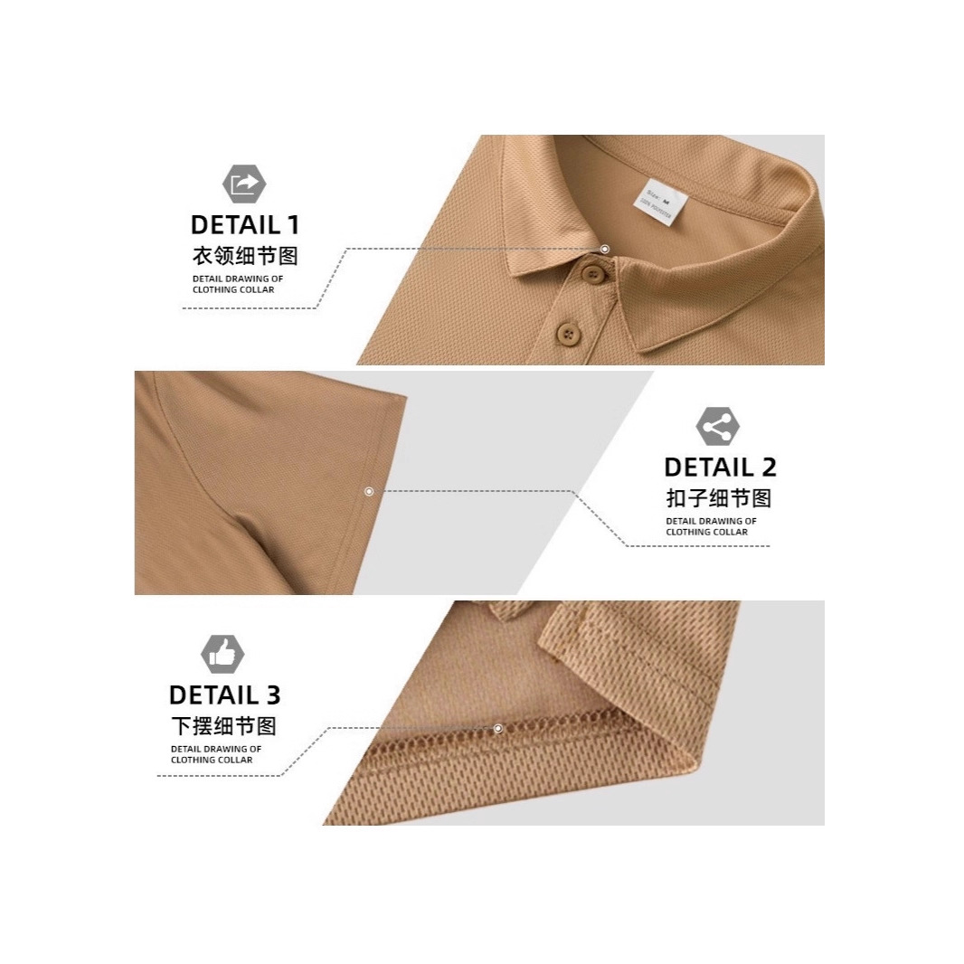 Europa y Estados Unidos transfronterizos hombre polo de verano con solapa de mangas cortas transpirables piel deportiva casual moda de hombre de mangas cortas hombre