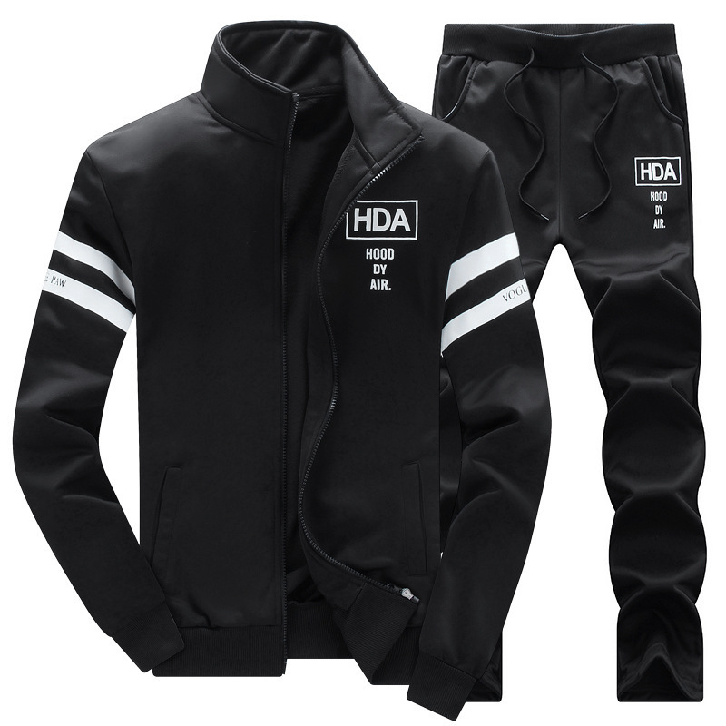 European size 2025 Spring/Autumn Men's New Cardigan, Cross-border Amazon 3D Fashion Sports Hoodie Men's Suit Casual