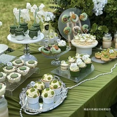 森系デザート台棚ケーキ展示棚宴会デザート置物屋外結婚式現場装飾置物