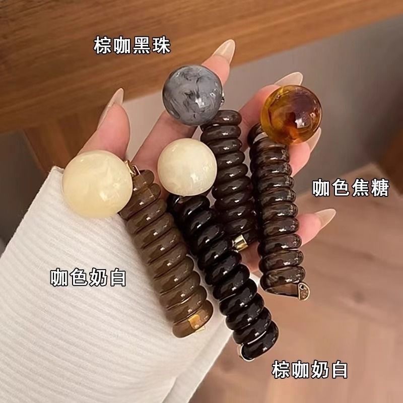 Vintage Round Bubble French Braid Headband for Women 2024 New Arrival High-End Style Elegant Tailbone Braiding Charm Cord Hair Tie