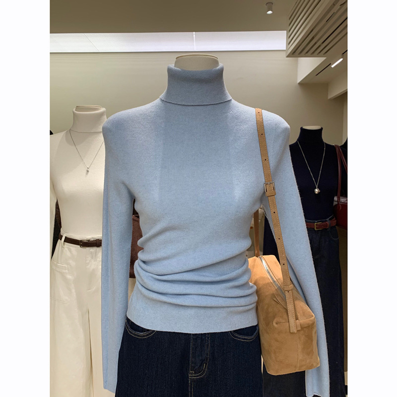 Woolen keep warm knitted sweater, slim fit