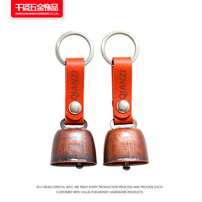In stock climbing camping cow bell multi-function hanging buckle bear Bell Christmas pet bell whistle pendant loud sound