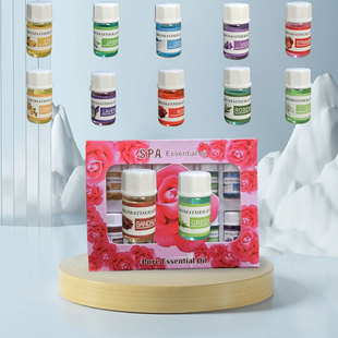 Factory direct 3ml 12 bottles of a box of color water-soluble aromatherapy humidifier essential oil all English cross-border exclusive