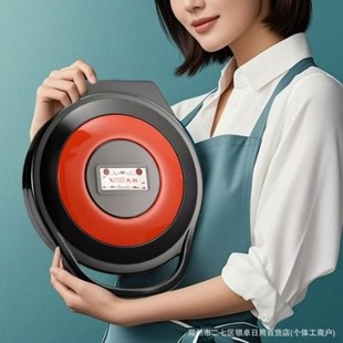 Xianke 9302 Electric Pancake Pan, Deepened Version 34cm, Colorful Household Electric Pancake Pan, Electric Pancake Pan, Electric Frying Pan Gift