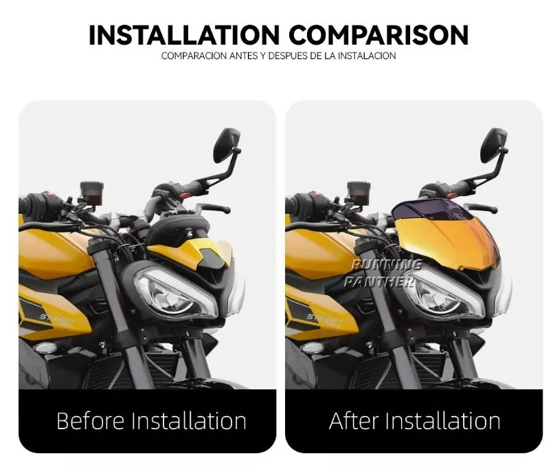 Suitable for Triumph Street Triple 765Rs Moto2 2023-Front Windshield Windshield Deflector Accessories