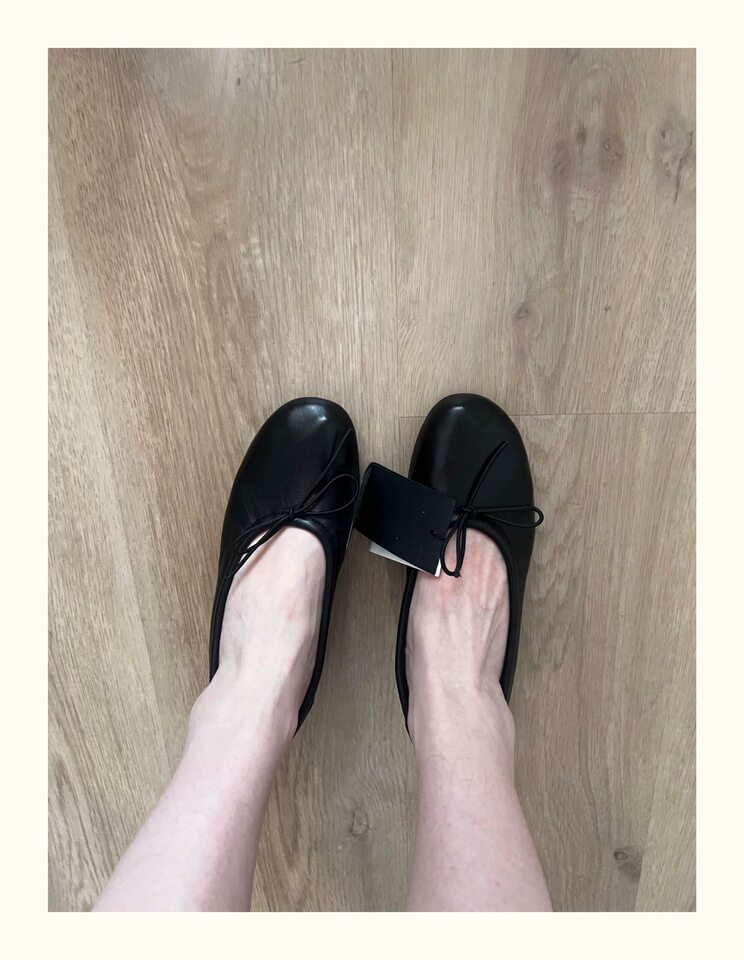 Giày Mary Jane gót thô mũi tròn đính nơ, quai bọc cổ chân, gót 3–6 cm — màu đen chi tiết 8