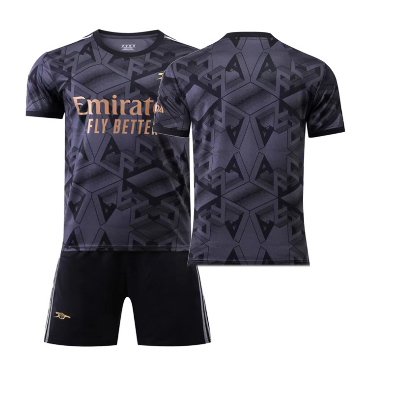 thumbnail for 22-23 Arsenal home football jersey sports suit male No. 14 Aubameyang home children training suit