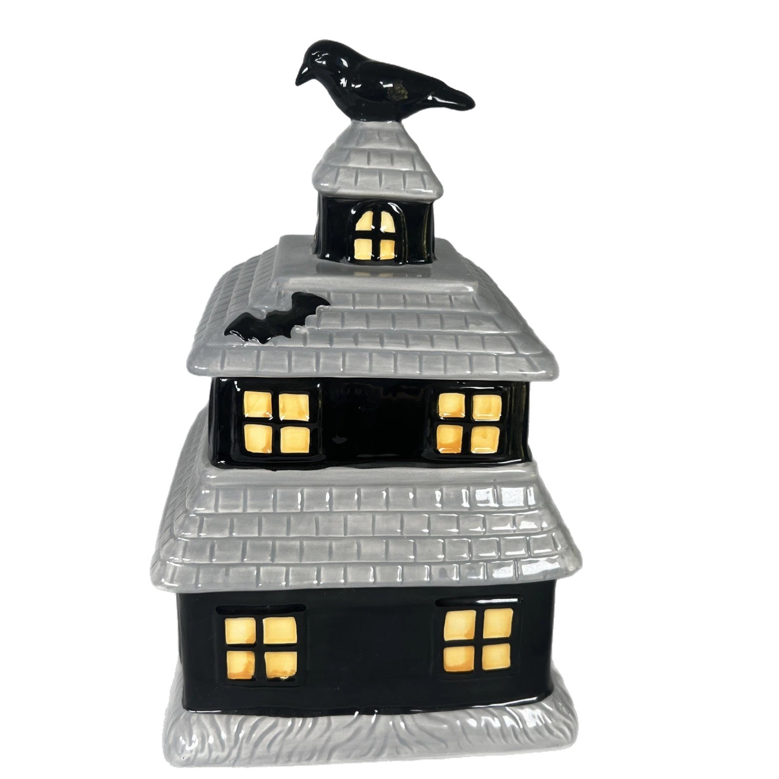 Casa de Halloween taza de cerámica decoración creativa decoración de estilo casa embrujada taza de cerámica decoración