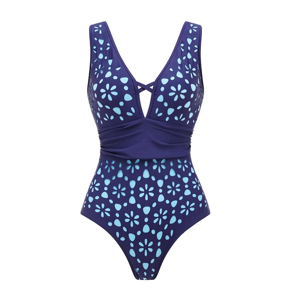 traje de baño azul