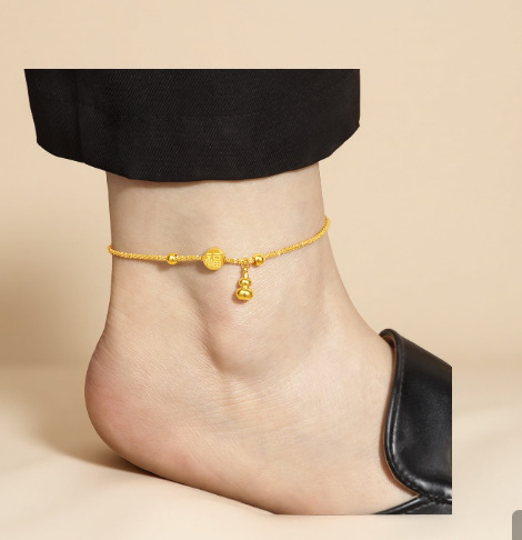 푸파이 핑안 조롱박 발찌 골드