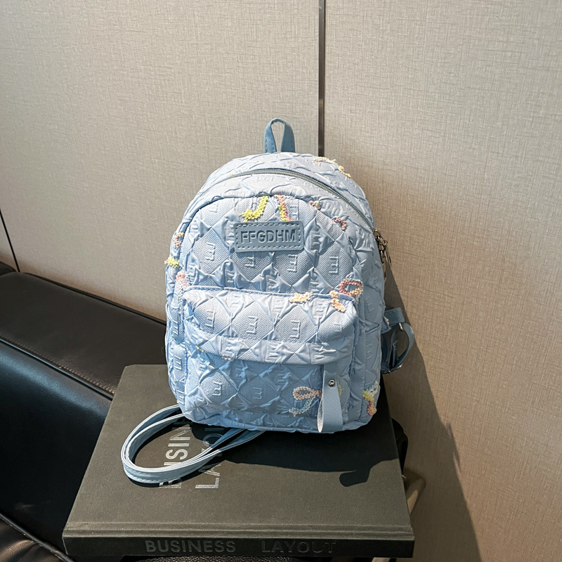 2025 mochila escolar de verano, niña de secundaria, mochila pequeña, niña de viaje, estudiante universitario, mochila de celebridades de Internet, salvaje coreano