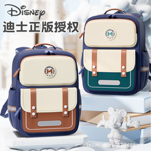 新款米奇儿童书包男生书包1-3-6年级减压减负书包双肩包背包
