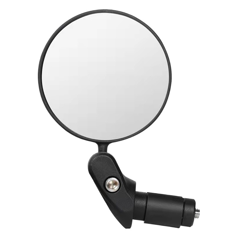 Bicicleta reflector convexo bicicleta de carretera espejo trasero giratorio bicicleta de montaña mango bloqueo espejo retrovisor equipo de equitación