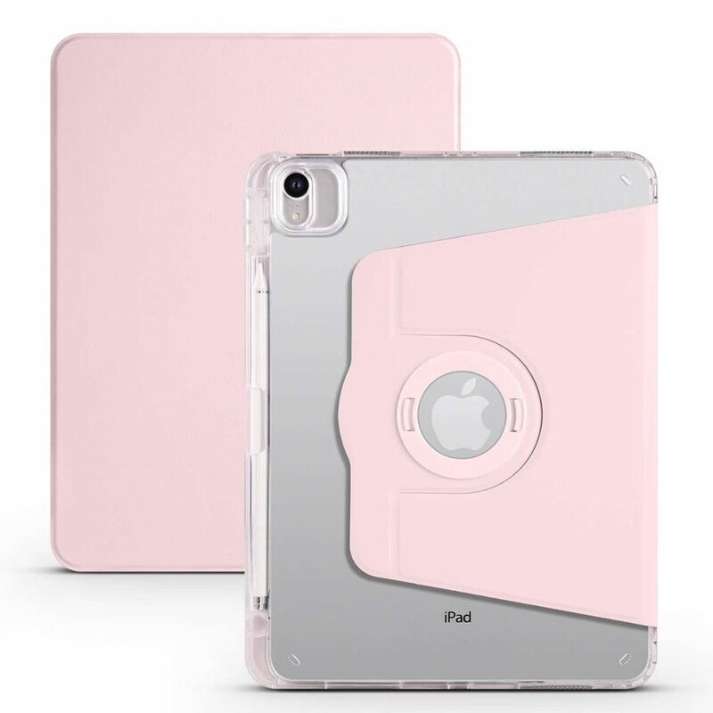 Applicable iPad10th 2022 Pro 11 inch protective cover acrylic 360 degree rotating transparent Air5 leather cover