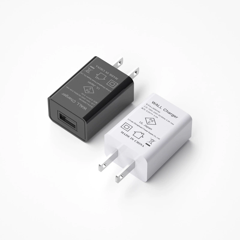 Китай-США японский зарядное устройство 5V2A 3.C, сертифицирован UL, PSE USB-зарядная головка LED свет вентилятор уровень источник питания