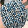 Organic round beads, marble nail decoration, accessory, wholesale