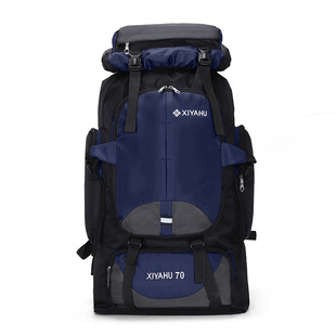 Cross-border 70L outdoor waterproof sports backpack travel bag women's lightweight hiking backpack mountaineering bag wholesale