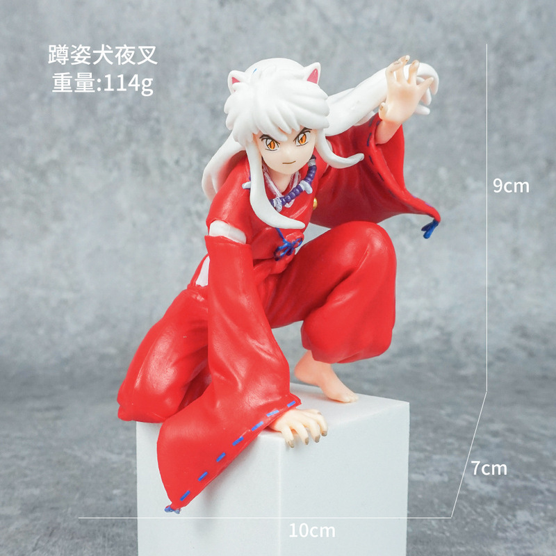 犬夜叉殺生丸フィギュアアニメ殺殿桔梗かごめ二次元モデル装飾品人形卸売配送|undefined