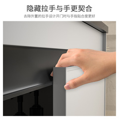 新款加厚鋁合金浴室櫃衛生間洗臉盆櫃組合洗手間洗漱台一體岩板盆